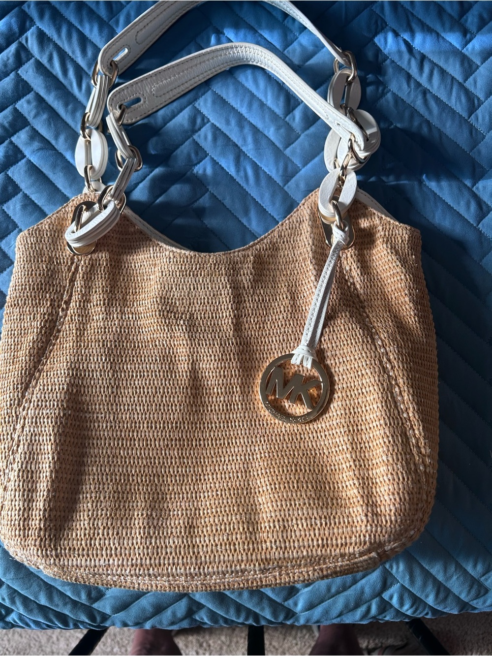 Michael Kors straw bag